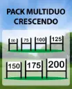 Multiduo Crescendo : Pack de 7 cibles