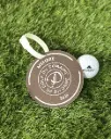 Badges TEXTURGRAV - Badge de membre golf gravé sur décor texturé