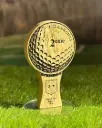 Rush - trophée en chêne personnalisé gravé au laser 
