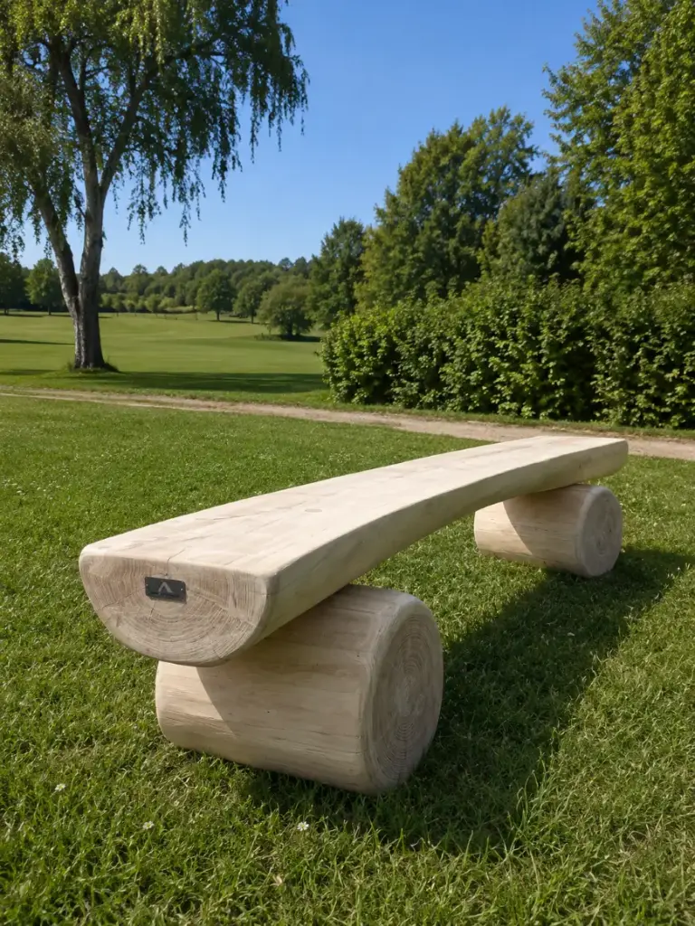 Oleg - Banc en bois massif non traité 