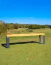 Urbia - Banc en acier et bois massif
