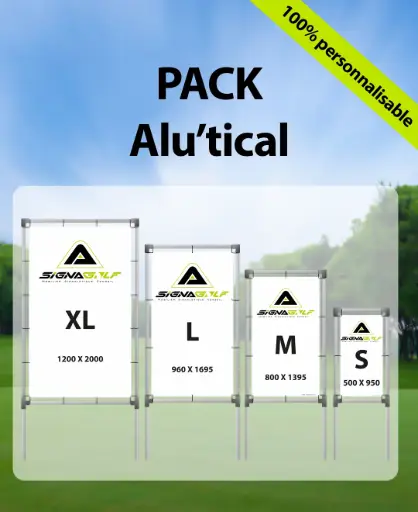 [G-CIB018] Lot de 4 cibles personnalisables Alu'tical
