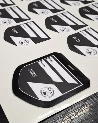 [G-BAD005] ADEBADGE - Adhésif personnalisé pour badge de membre