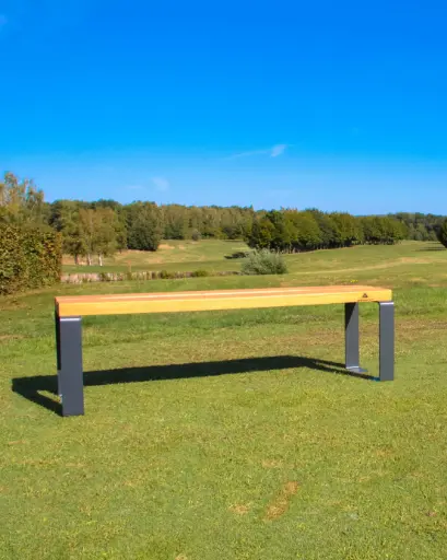 Urbia - Banc en acier et bois massif