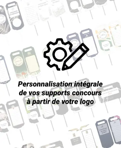 [G-SCO011] Personnalisation intégrale de vos supports concours